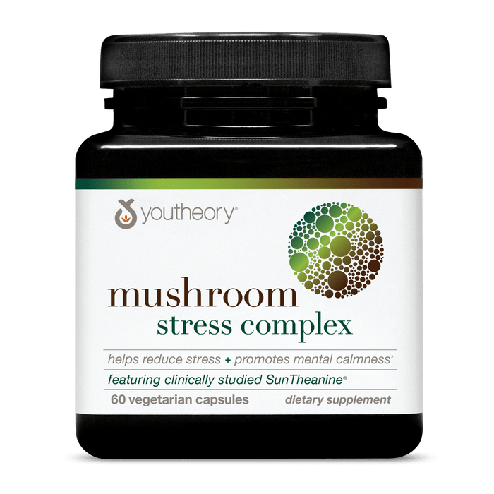 MSC.92090 Youtheory Mushroom Stress Complex 60 Capsules Product Main Image