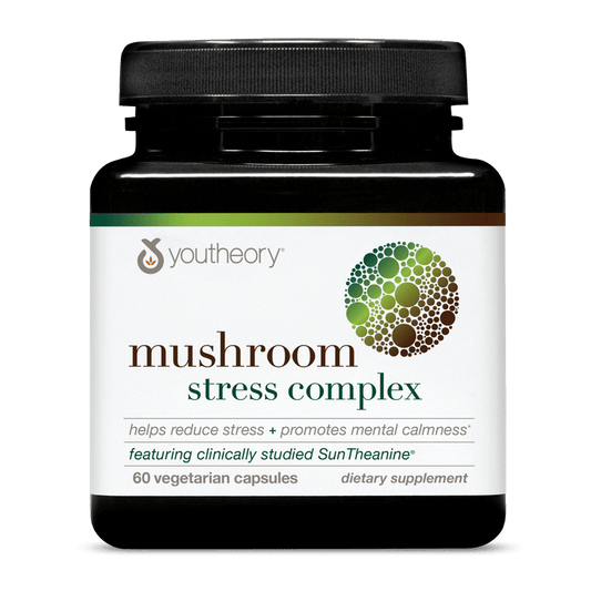 MSC.92090 Youtheory Mushroom Stress Complex 60 Capsules Product Main Image