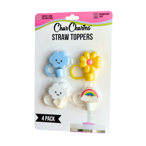 Nature - Retail 4-pack Straw Toppers