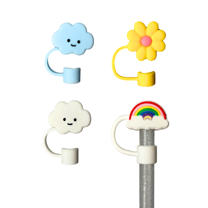 Nature - Retail 4-pack Straw Toppers