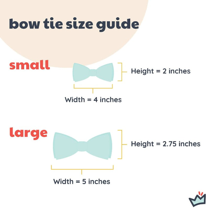 Huxley & Kent Bow Tie Merry & Bright Pinwheel Holiday Pet Collar Attachment - 2 Sizes