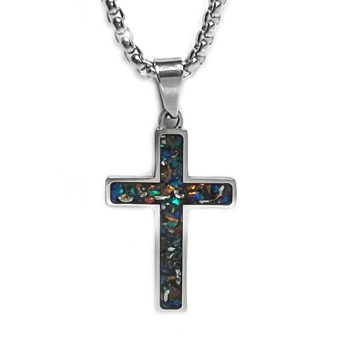 Nebula Cross Stainless Steel 24 Inch Chain (100458)