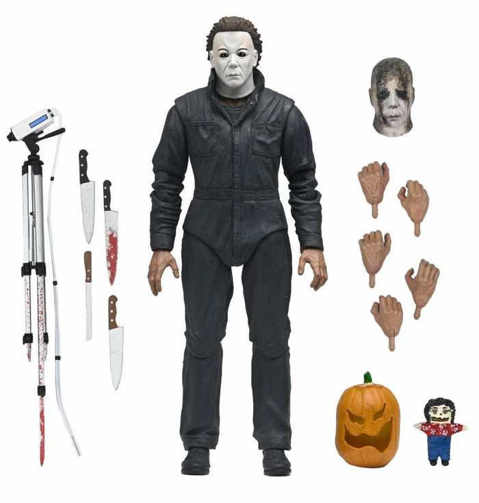 Action figure with accessories on a white background