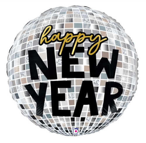 Havin' a Party Balloons New Year Disco Ball Balloon