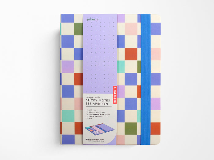 Notepad with Sticky Notes Set and Pen