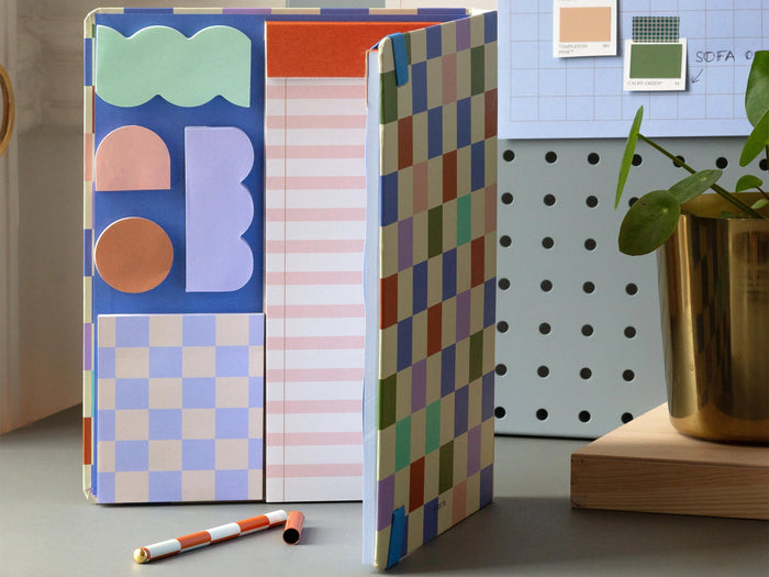 Notepad with Sticky Notes Set and Pen