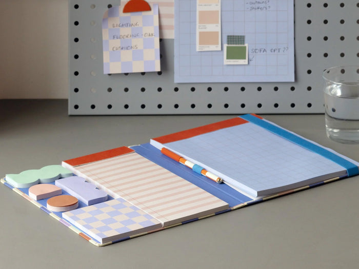 Notepad with Sticky Notes Set and Pen