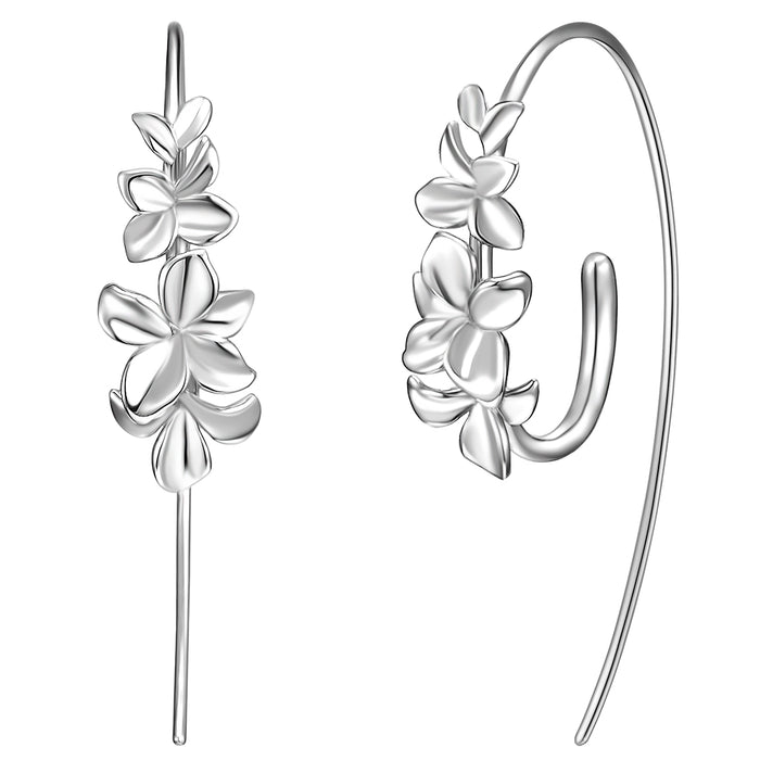 Ohrhänger Blüten silber