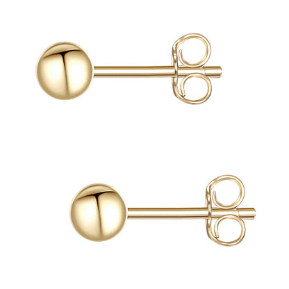Ohrstecker gold mit Kugeln