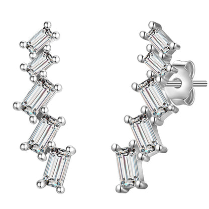 Ohrstecker mit Zirkonia silber