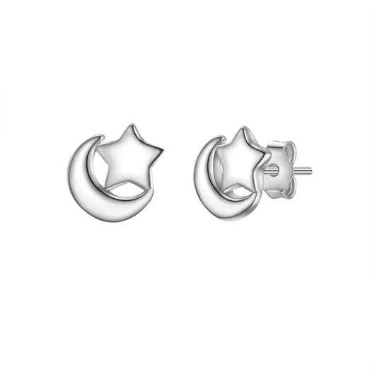Ohrstecker Mond/Sterne