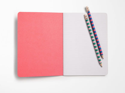 Okloveyoubye Set of Two Stitched Notebooks