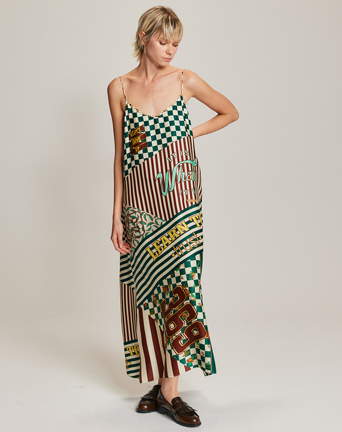 Olivia Sporty Jade Camisole Dress