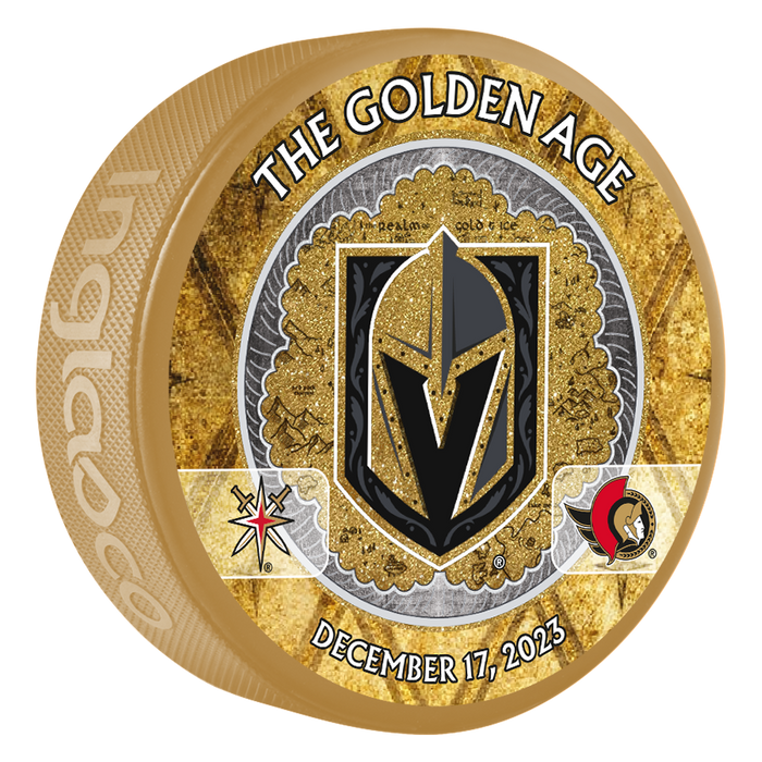 OTT vs. VGK Match-up Puck - 12/17/2023 - Puck