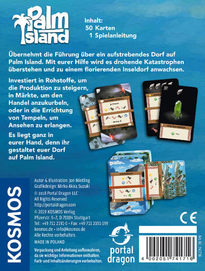 Palm Island - Strategisches Hosentaschenspiel für 1 oder 2 Spieler