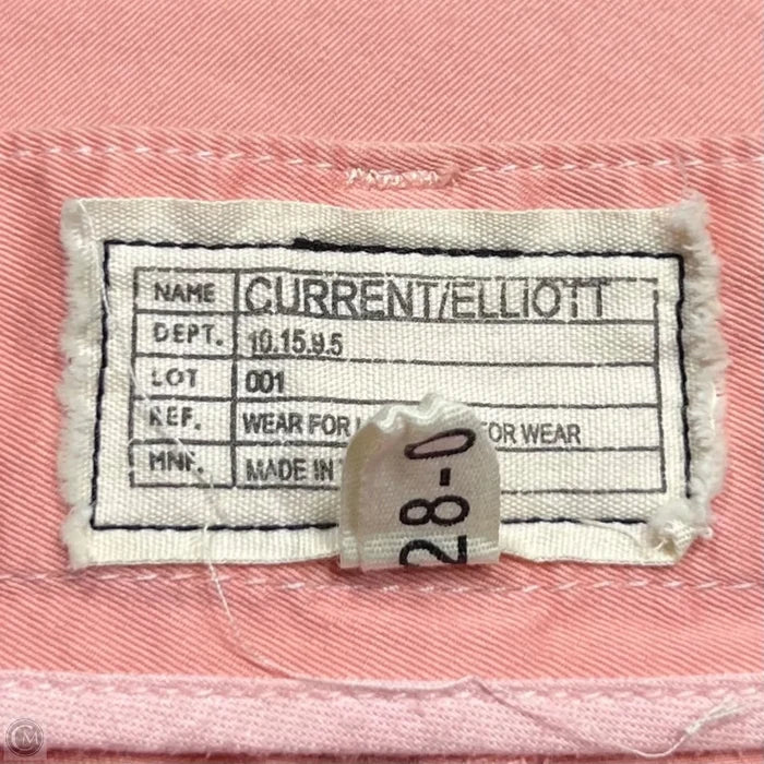 Pants Chinos & Khakis By Current Elliott In Peach, Size: 6
