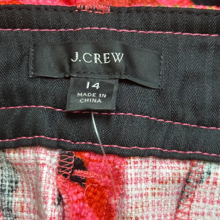 Pants Chinos & Khakis By J. Crew In Pink & Red, Size: 14