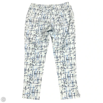 Pants Designer By Lilly Pulitzer In Blue & White, Size: 14