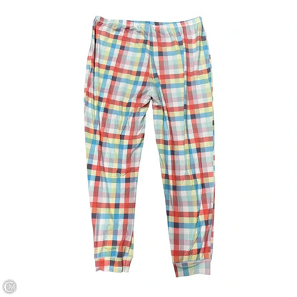 Pants Lounge In Plaid Pattern, Size: L