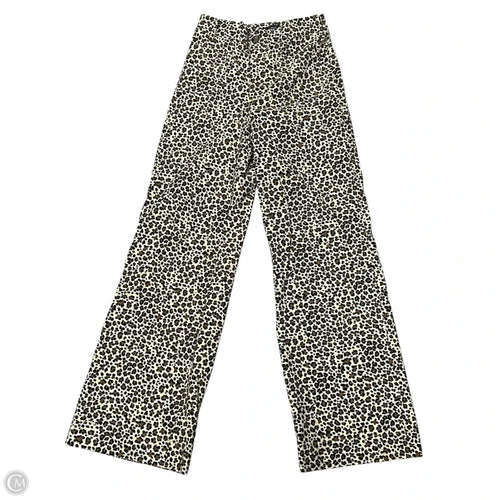 Pants Wide Leg By J. Crew In Leopard Print, Size: 4