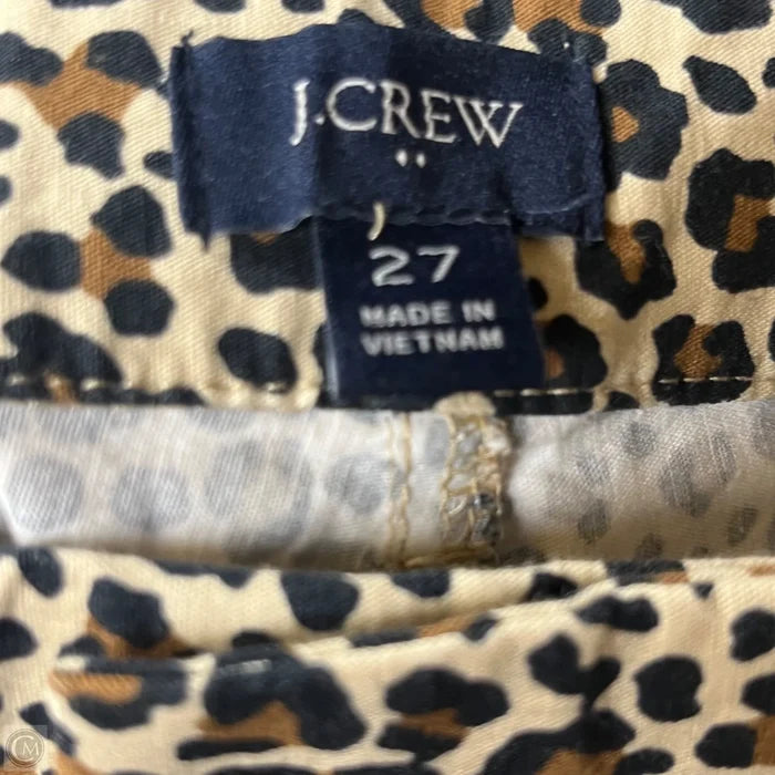 Pants Wide Leg By J. Crew In Leopard Print, Size: 4