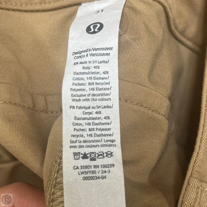 Pants Wide Leg By Lululemon In Tan, Size: 12
