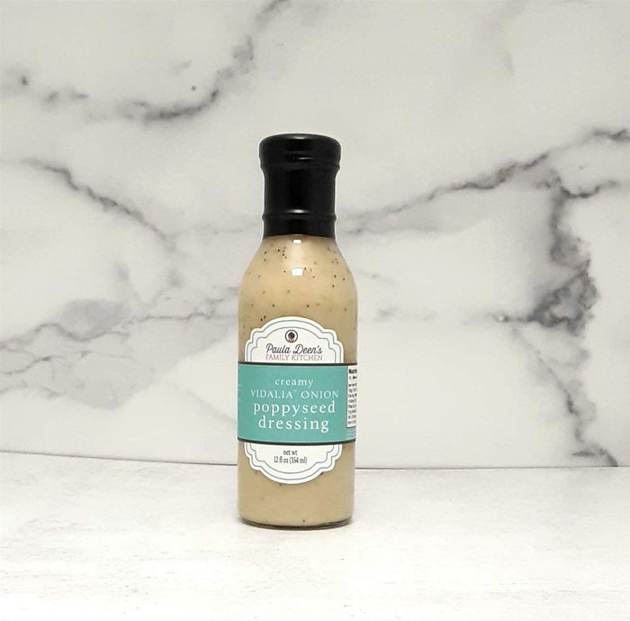Paula Deen Family Kitchen CREAMY Vidalia Onion Poppyseed Dressing 12oz