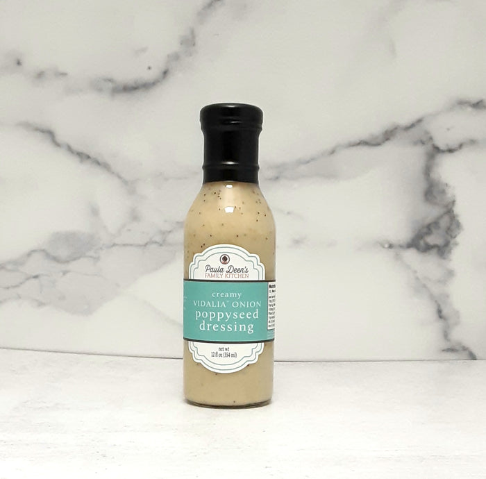 Paula Deen Family Kitchen CREAMY Vidalia Onion Poppyseed Dressing 12oz