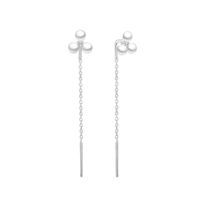 Pearl Flower örhängen | 925 silver