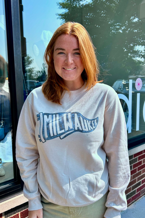 Pennant Crewneck/Milwaukee