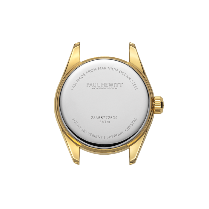 Petit Soleil Round Uhr Gold Pearl