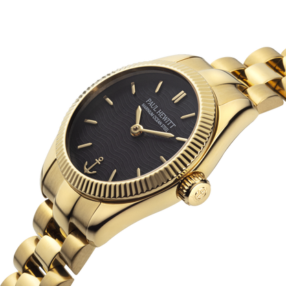 Petit Soleil Round Uhr Gold Schwarz