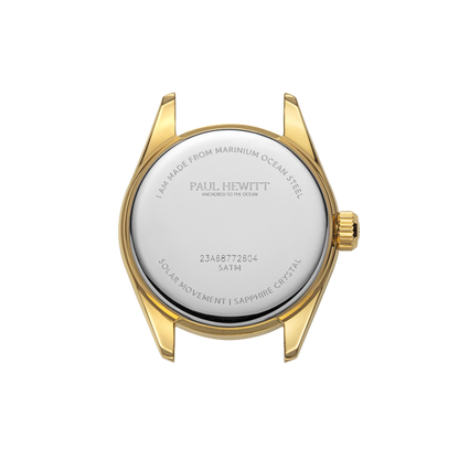 Petit Soleil Round Uhr Gold Weiß