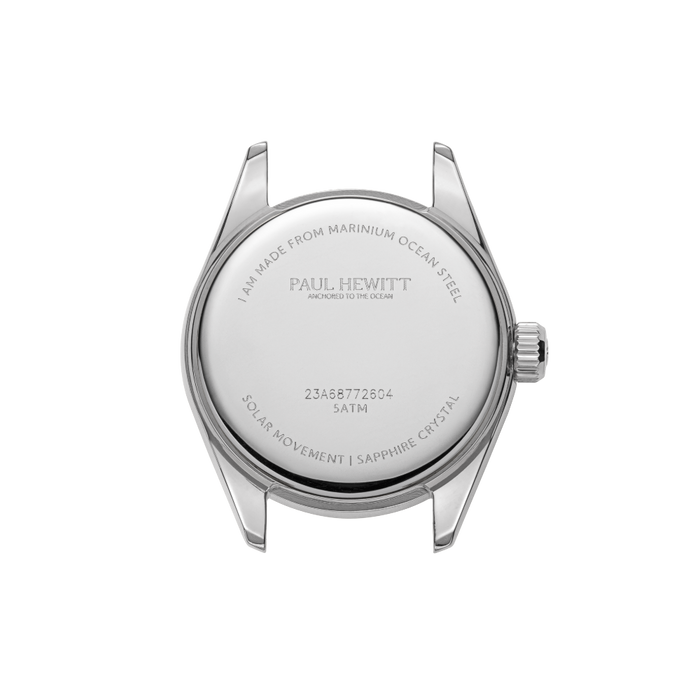 Petit Soleil Round Uhr Silber Weiß