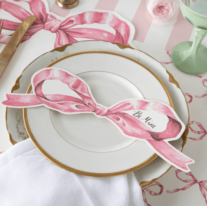 Hester & Cook Pink Bow Table Accent