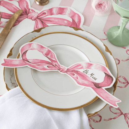 Hester & Cook Pink Bow Table Accent