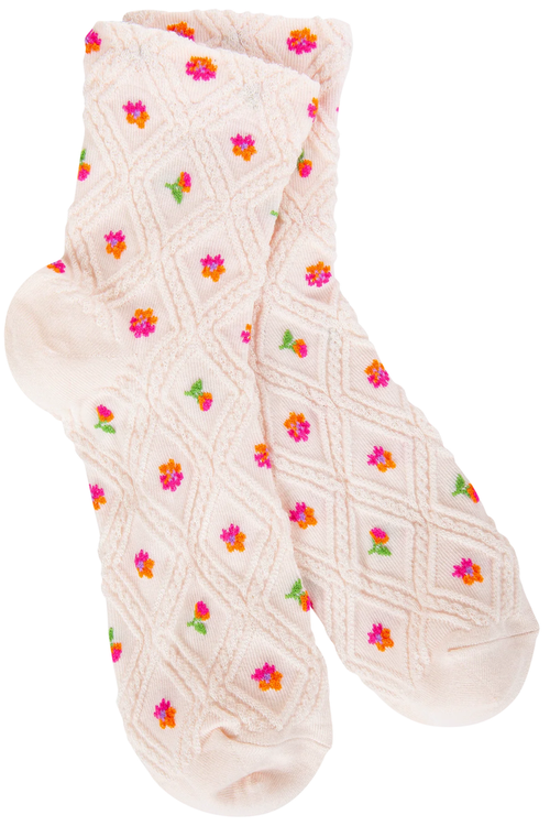 Pink/Orange Bud World's Softest Socks