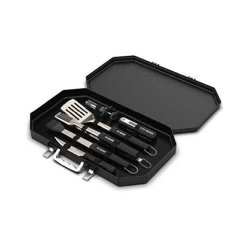 Pit Boss 6 Piece Barbecue Toolset with Case