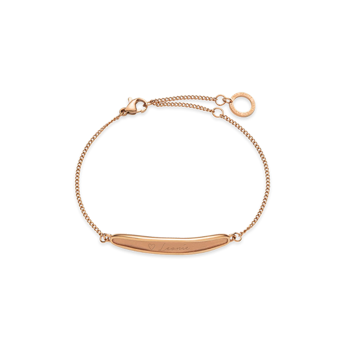 Plate Armkette Roségold