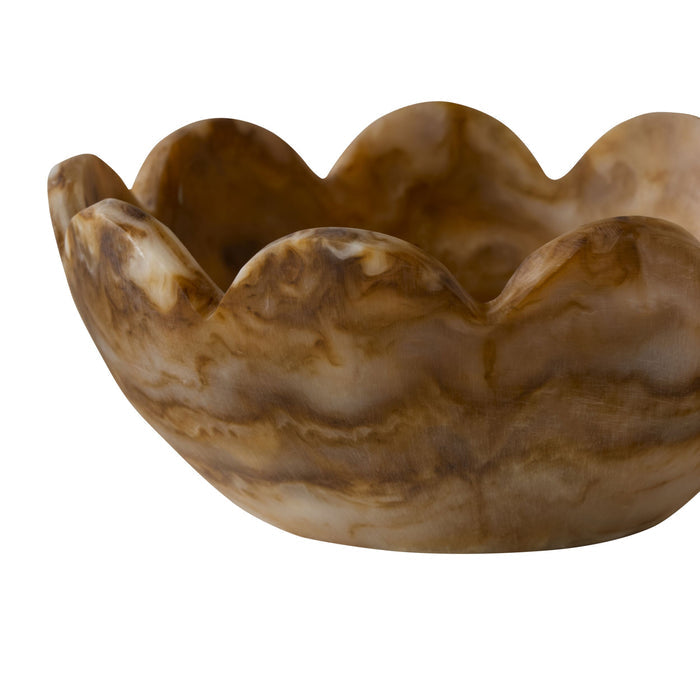 Poppi Scallop Nut Bowl Tortoiseshell