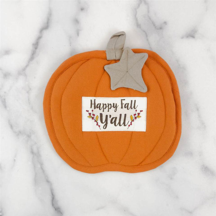 Pot Mitt Pumpkin Shaped