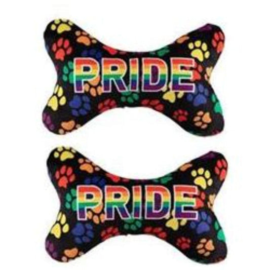 Barker's Bowtique dog toys M Pride Plush Squeaker Bone Dog Toy