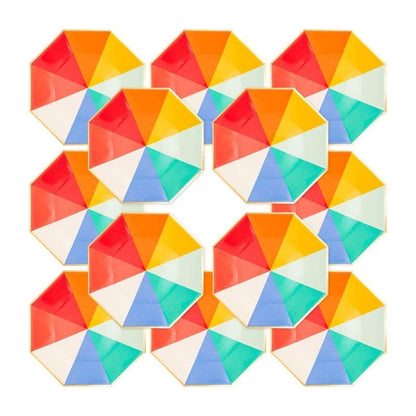 My Mind’s Eye Primary Color Block Paper Plate