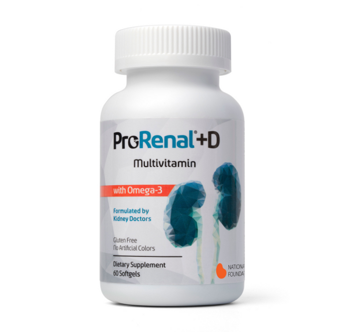 ProRenal+D with Omega-3 Kidney Health Multivitamin Softgels