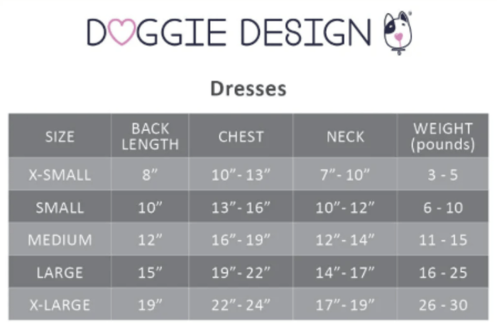 Doggie Design, Inc. Dresses Catching Waves Dog Harness Dress with Matching Leash