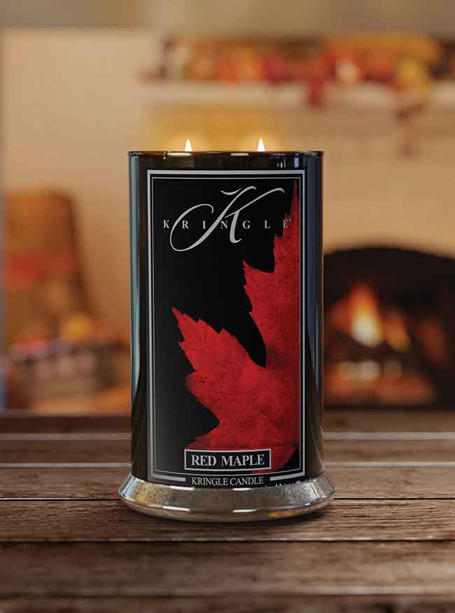 Red Maple Scented Large 2-wick - Kringle Candle Company
