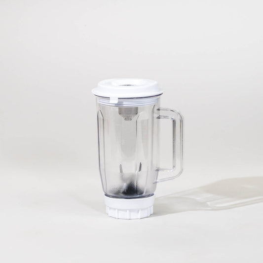 Bosch compact blender jar on a grey background