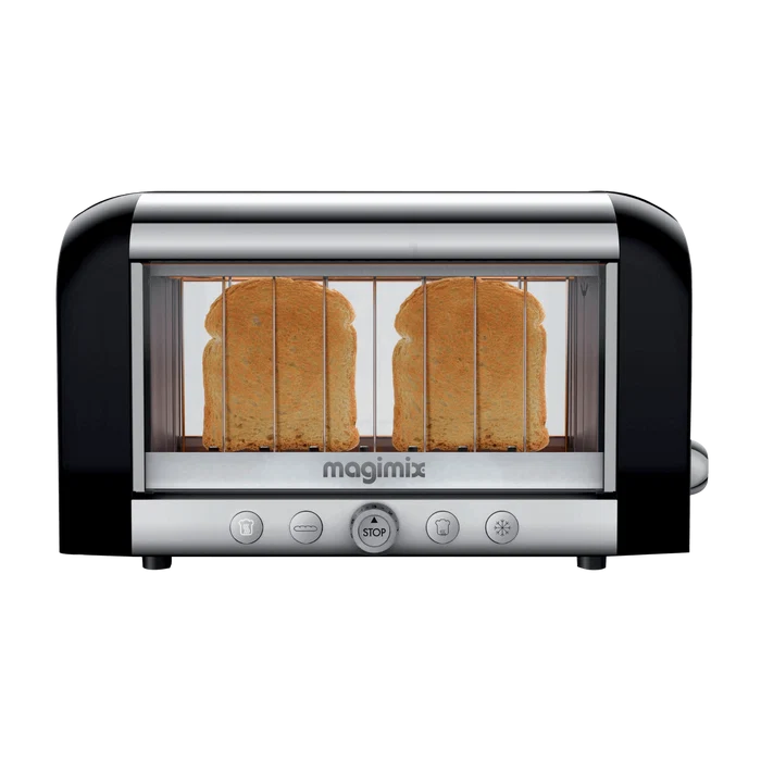 Magimix black vision toaster toasting bread