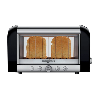 Magimix black vision toaster toasting bread