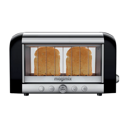 Magimix black vision toaster toasting bread